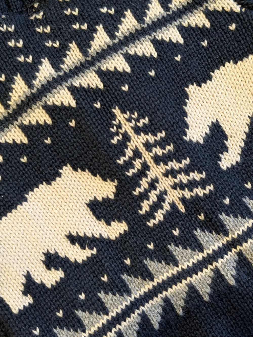 Nordic Boys Navy Fair Isle Knit Zip Cardigan Jacket By Old Navy 3-6months